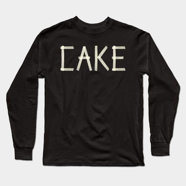 Cake Paper Tape Long Sleeve T-Shirt by PAPER TYPE